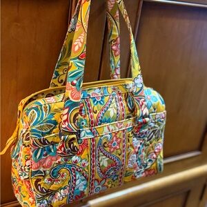Vera Bradley Caroline Satchel  Provençal paisley floral